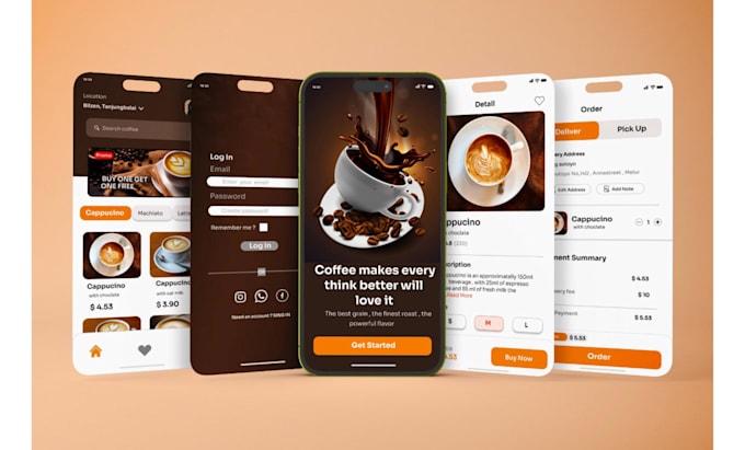 design mobile app, figma mobile app ui ux for android ios, prototype wireframe