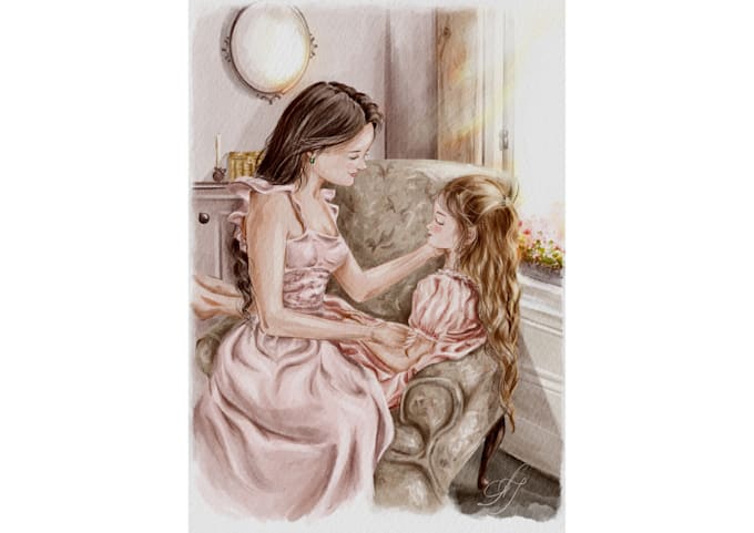 draw cute books illustrations