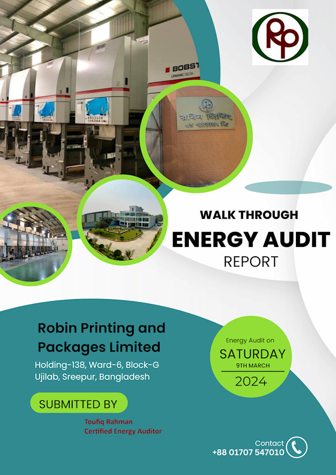 do energy audit reporting by data analysis from factories