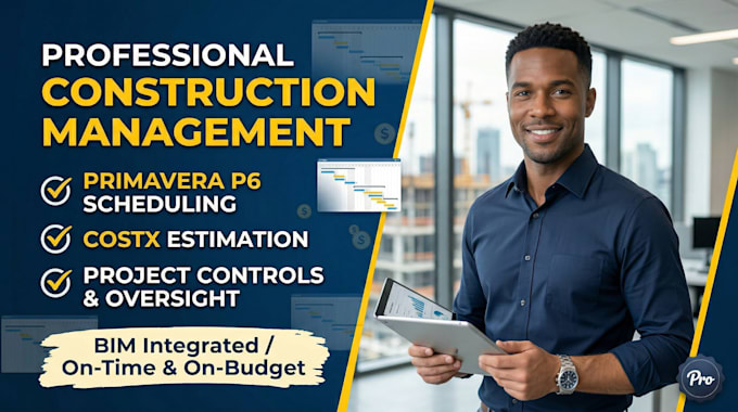do construction management, primavera p6 scheduling, costx estimation
