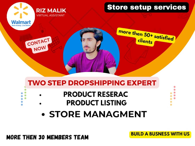be your walmart 2 step dropshiping VA