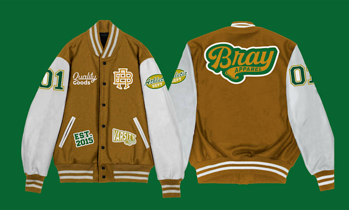 design awesome varsity letterman jacket for you