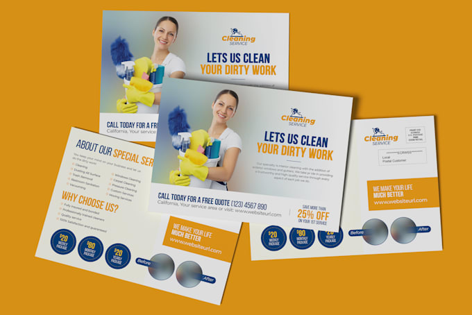 do professionally designed postcard designs