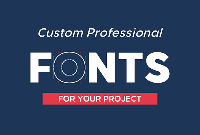 design a custom professional typeface for branding and logo