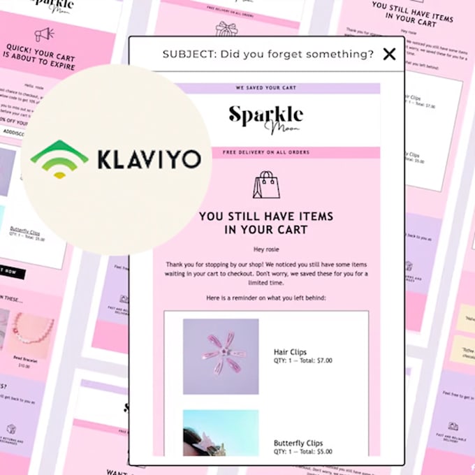 Create your klaviyo abandoned cart flow for 5 dollars by Crosslandb