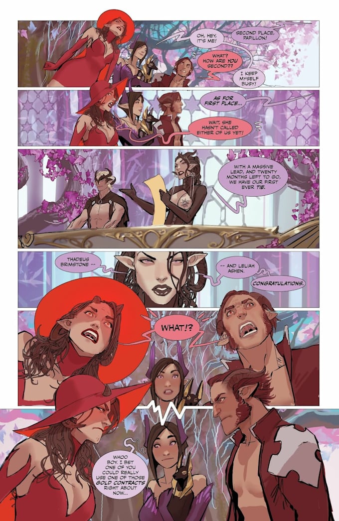 draw sfw or nsfw comic art, comic page, illustration