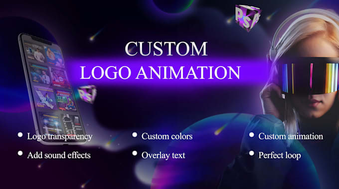 custom logo 2d animation