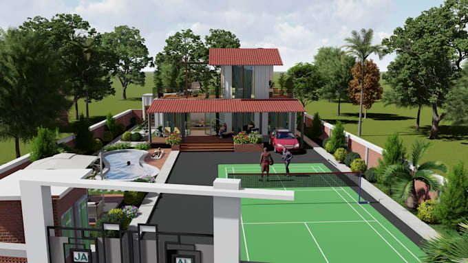3d models and render exterior and interior for you