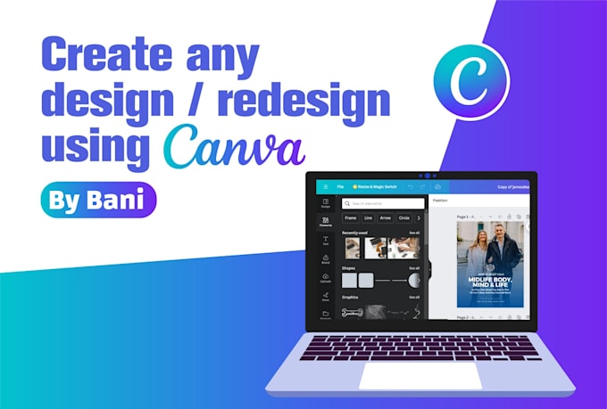 recreate graphics in canva for brochure, social media, flyer