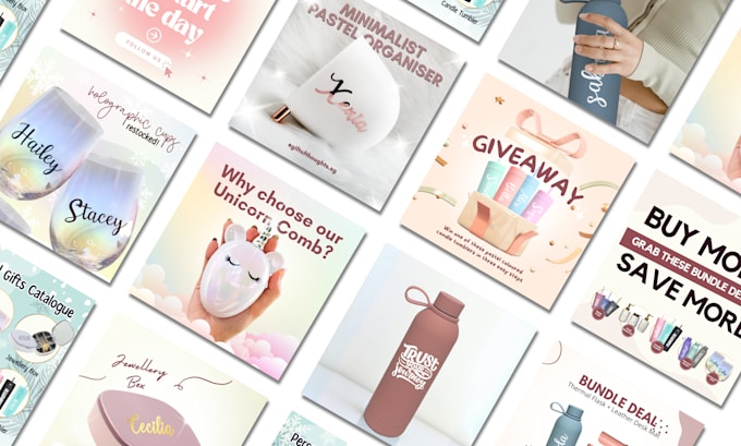 design creative social media post design, facebook instagram