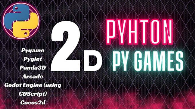 Develop 2d attractive games using pygame or turtle by Ibrahimk09 | Fiverr