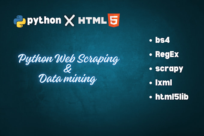 python web scrapping and data mining