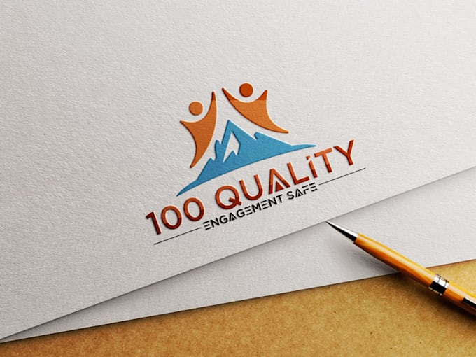 make awesome professional mountain climber scaling logo