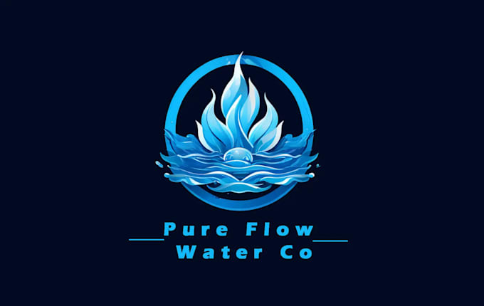 create a modern water logo or redesign one in a day