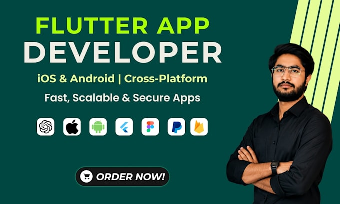 do flutter app development for ios and android cross platform ap