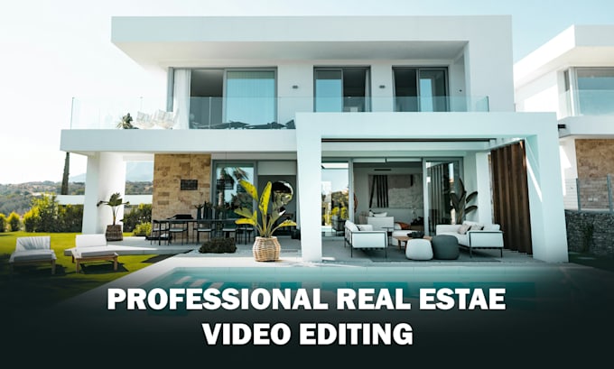do luxury real estate walkthrough and home tour video editing