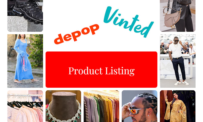 list items on your depop, vinted shop