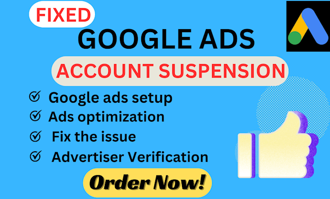 setup reactive google ads account suspension issue is fixed