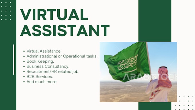 be your virtual assistant from saudi arabia