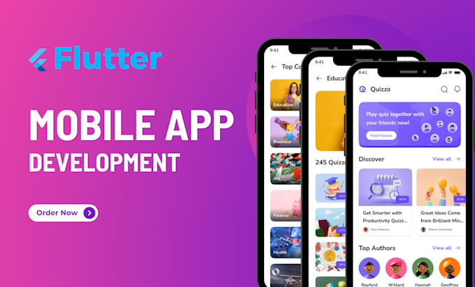Develop hybrid application in flutter framework by Naseem_akram | Fiverr
