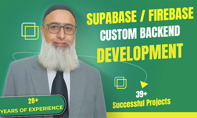 develop firebase or supabase backend for your mobile apps