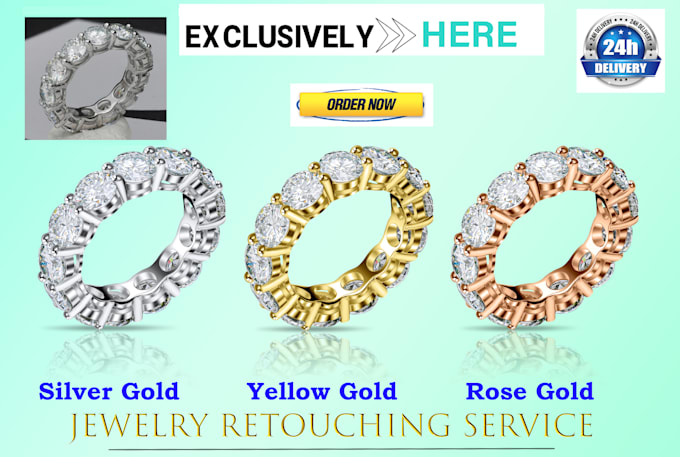 make more attractive jewelry retouching to grow your online business