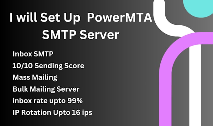 setup powermta smtp server for bulk mailing