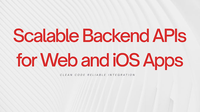 build a scalable backend app with API and ai integration