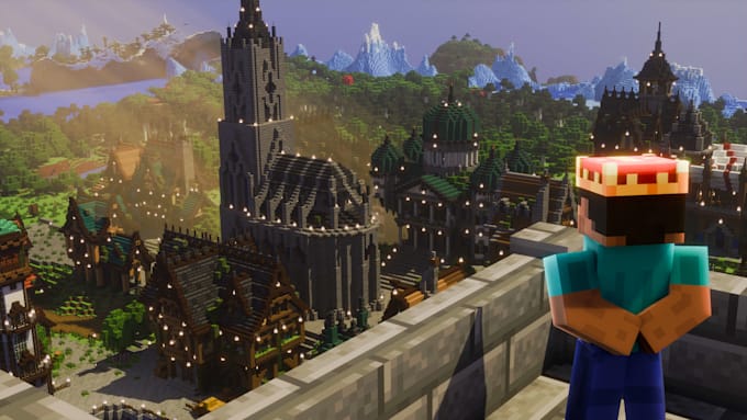 create a professional level minecraft animation