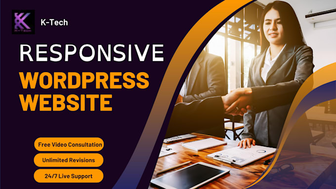 design and develop a professional wordpress business website or redesign it