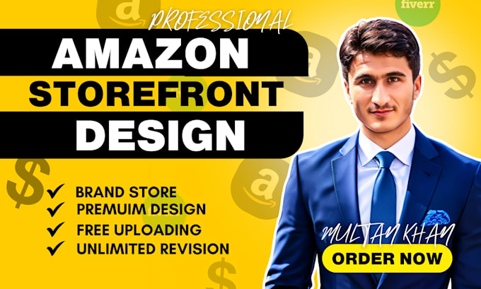 create amazon brand store and storefront design