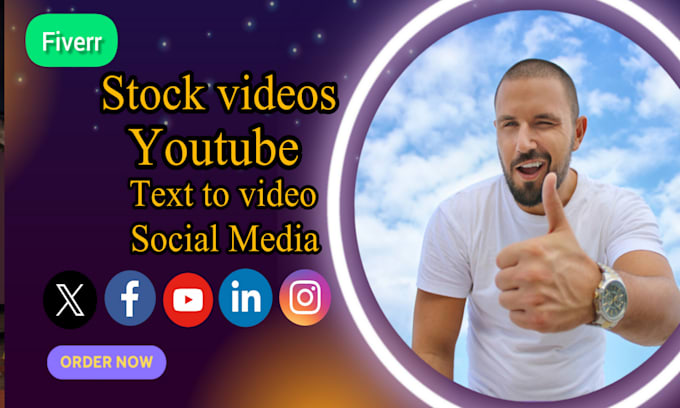 turn your article and script into video using stock footages