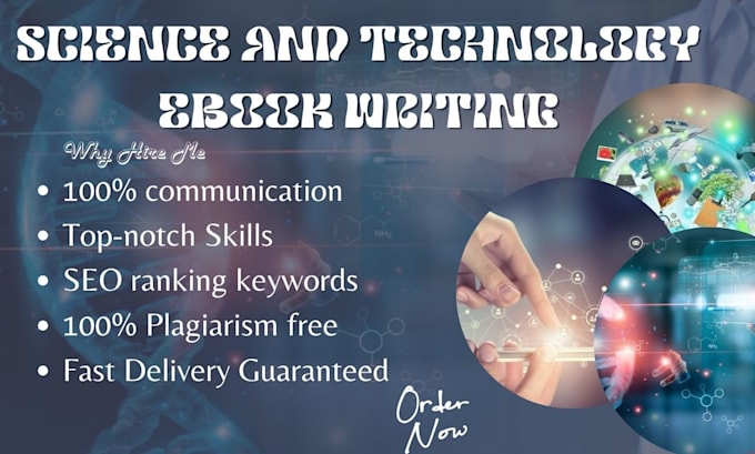 write 30k words on science and technology ebook, cyber security