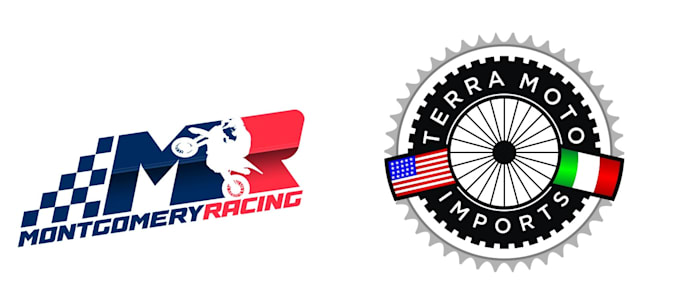 design 3 professional racing logo