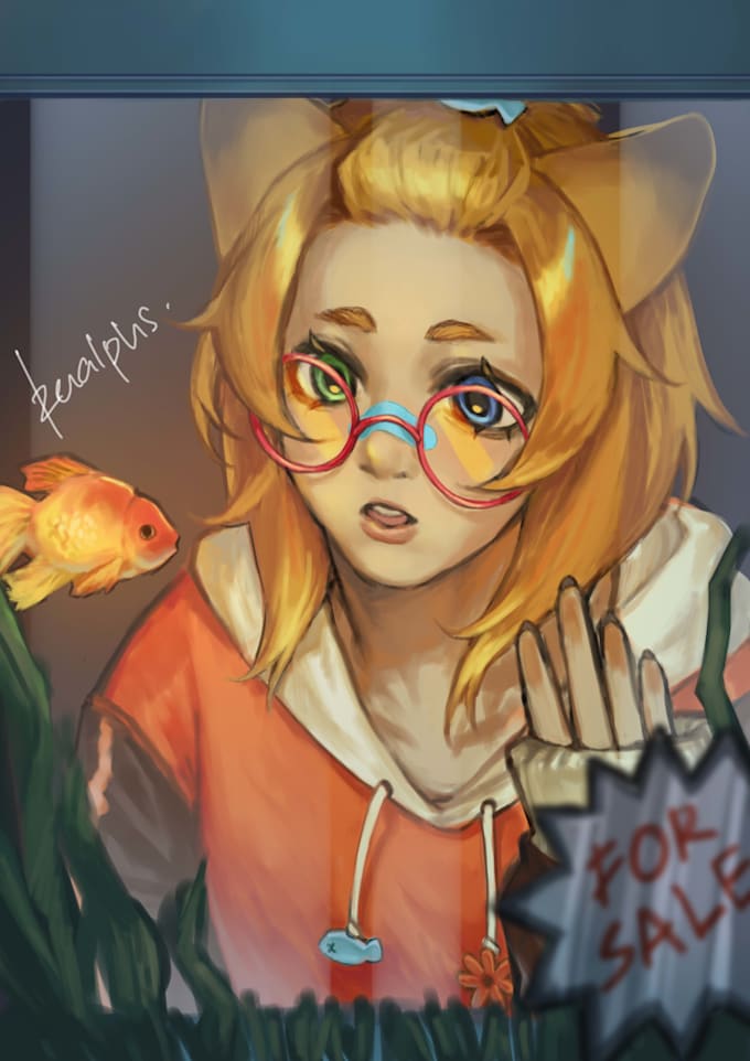 draw fan art, character art, anime art, etc