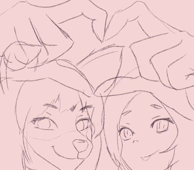 sketch your vtuber, character to live