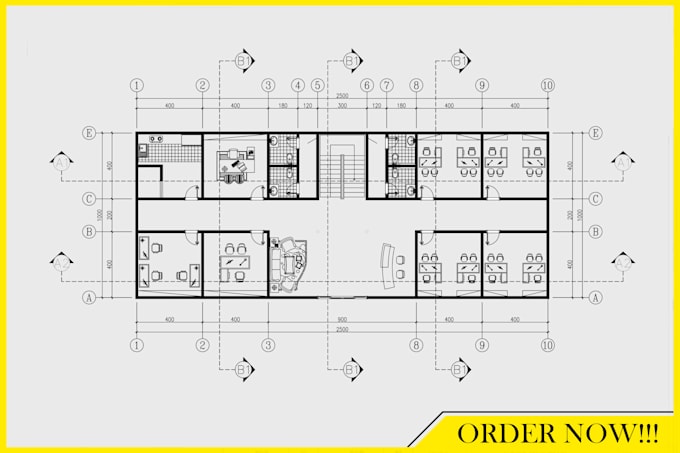 drawing floor plan, lanscape, and structure detail dimension