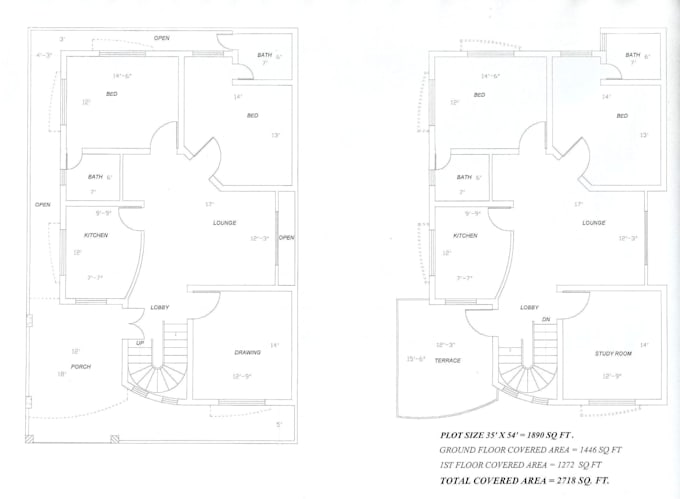 create architectural and structural drawing for u