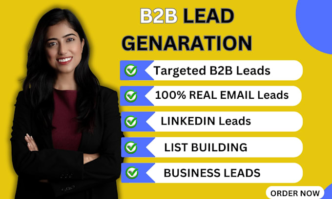 do b2b lead generation,valid email list build any industry