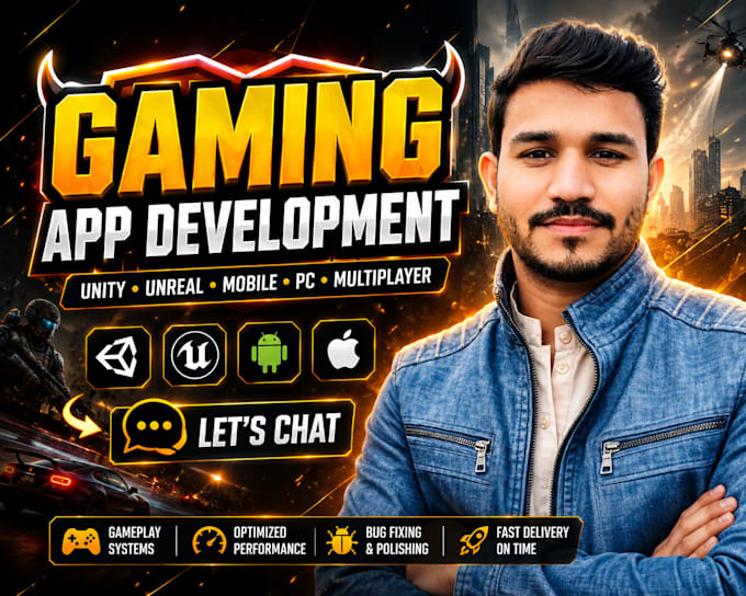 be your expert unity developer for 2d or 3d mobile game development