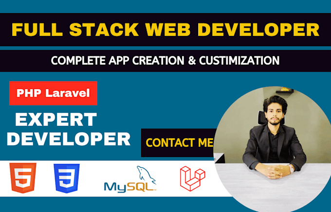 create a professional business website using PHP laravel