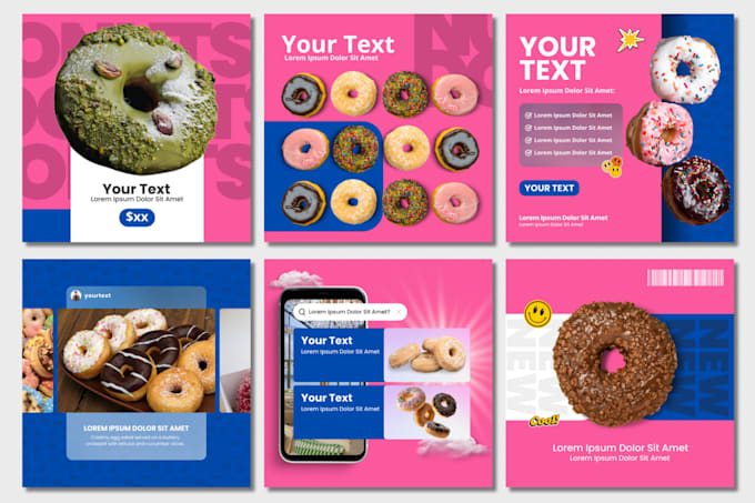 design editable instagram feed canva templates for business