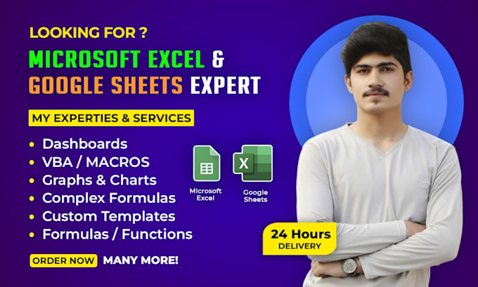 do custom excel spreadsheet,google sheets,excel vba,template