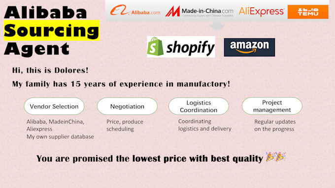 be your alibaba sourcing agent