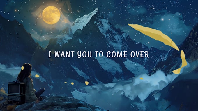 create stunning animated lyric video