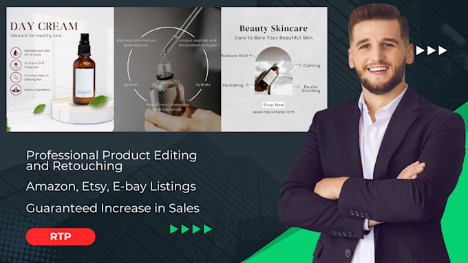 do amazon product photo editing and infographics