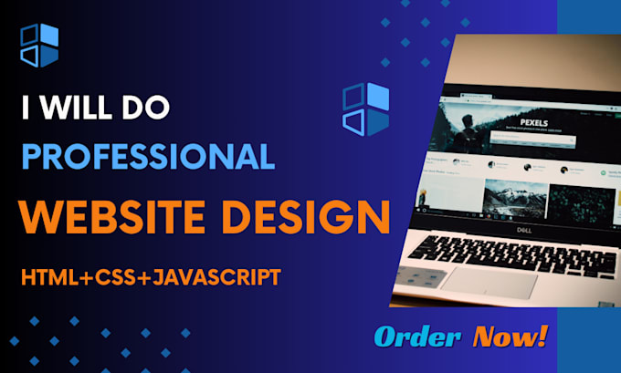 Do modern website design in html css and javascript by Mahdin_profile ...