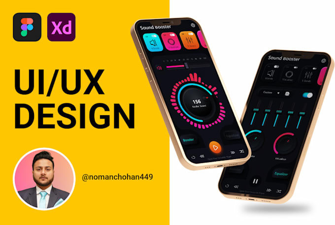 Design creative ui ux for mobile and web app user interface by ...