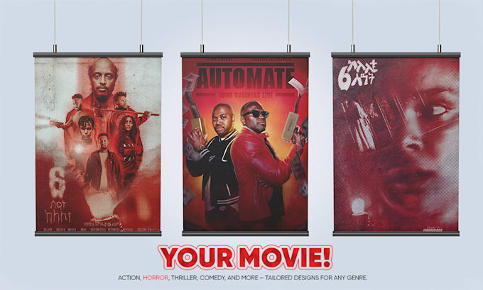 design a professional movie poster