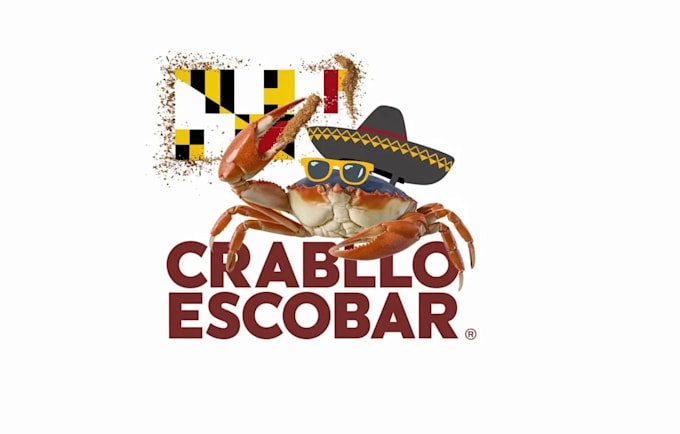 create a unique, striking, crab logo for your company